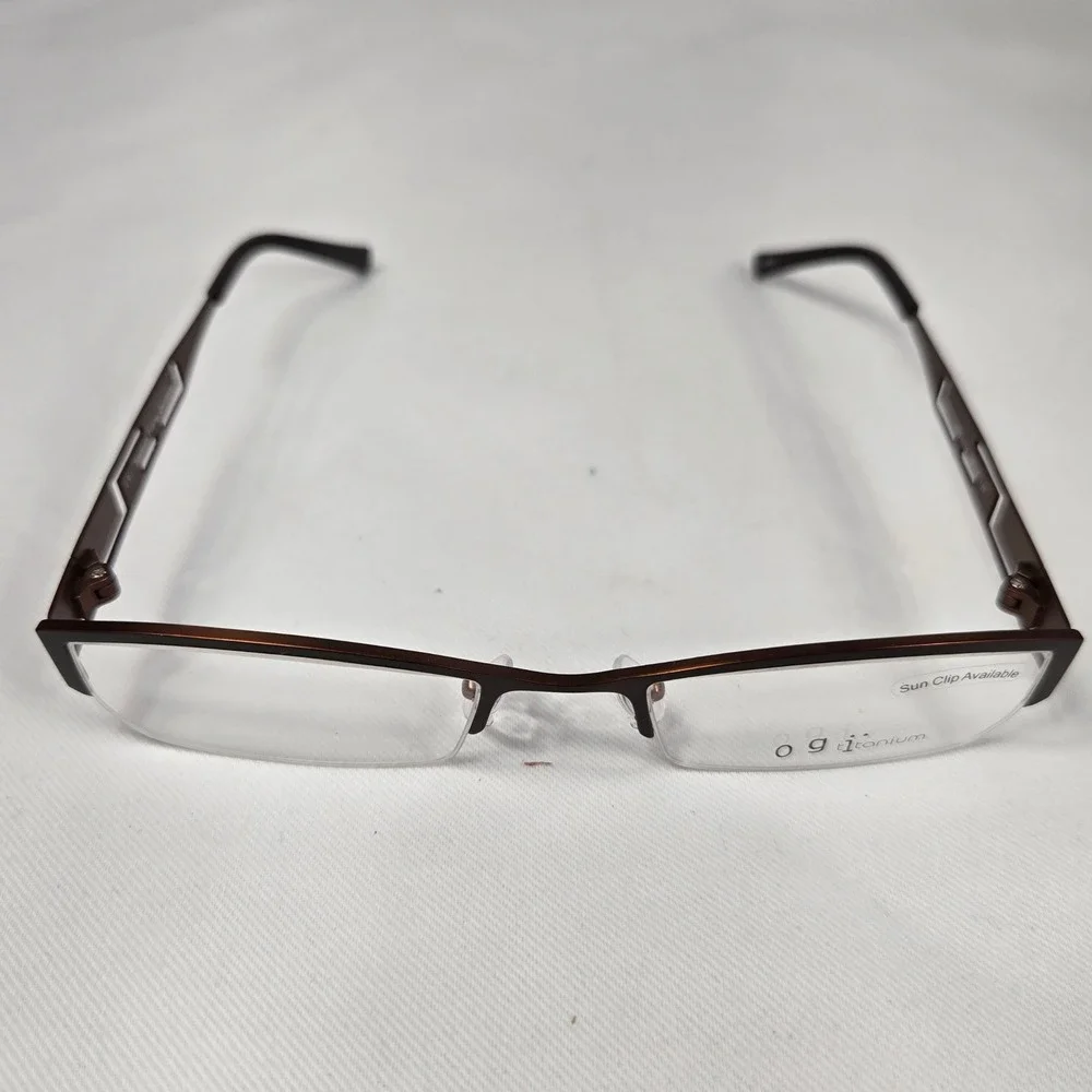 Ogi Titanium Eyeglasses Frames Germany Semi Rimless Designer‎ 49-19-135 New